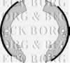 BORG & BECK BBS6163 Brake Shoe Set